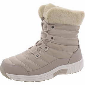 Alps Womens Waterproof Cold Weather Winter & Snow Boots Canvas Lite Adjustable Fit