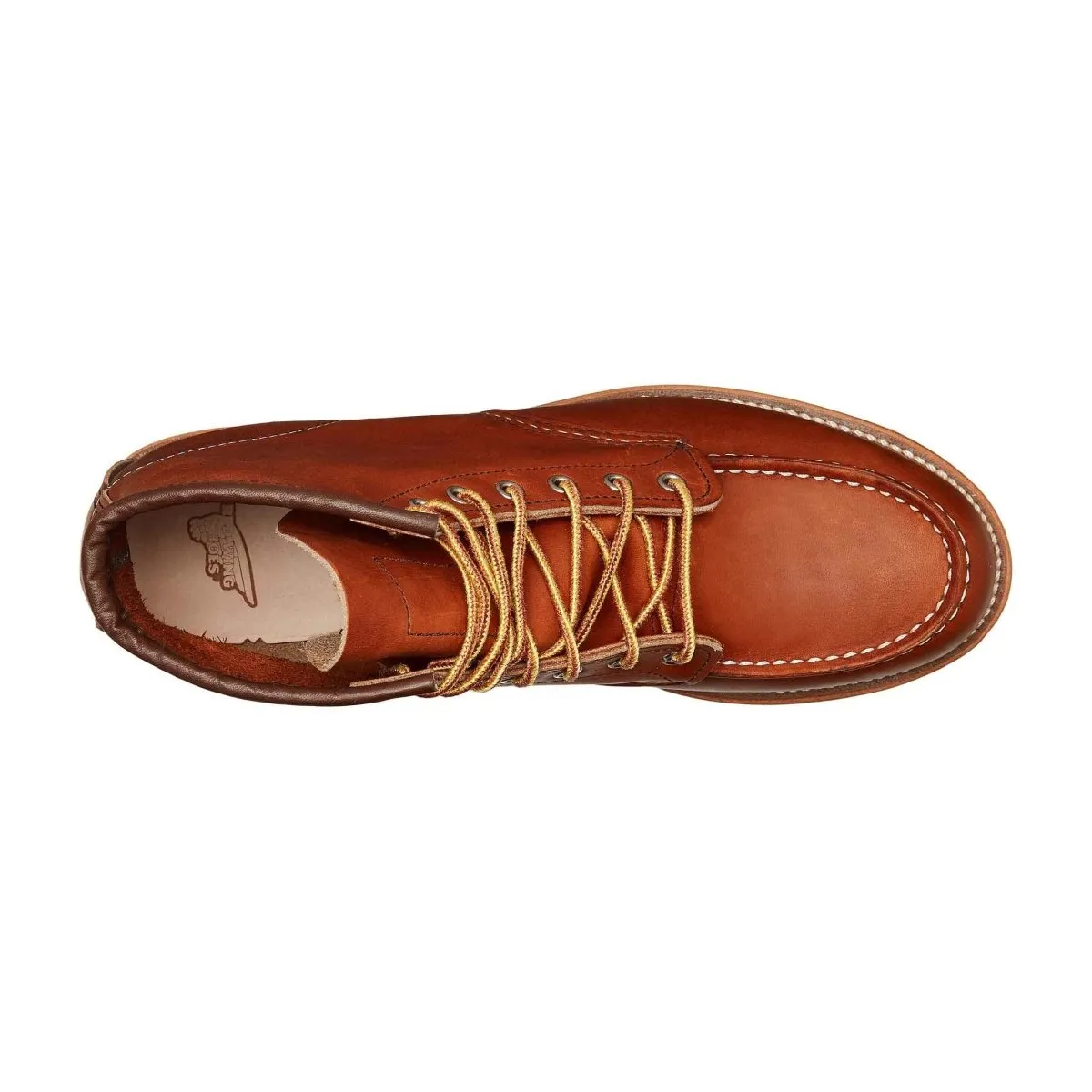 Red Wing Men's 6-Inch Classic Moc 875 Oro Legacy Cushioned Step Rough Terrain Cowgirl Vibe