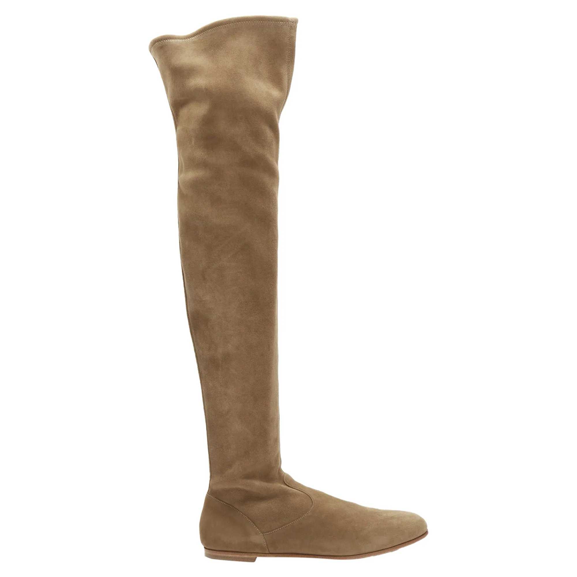 Patent Glow Gianvito Rossi camoscio suede thigh high boots