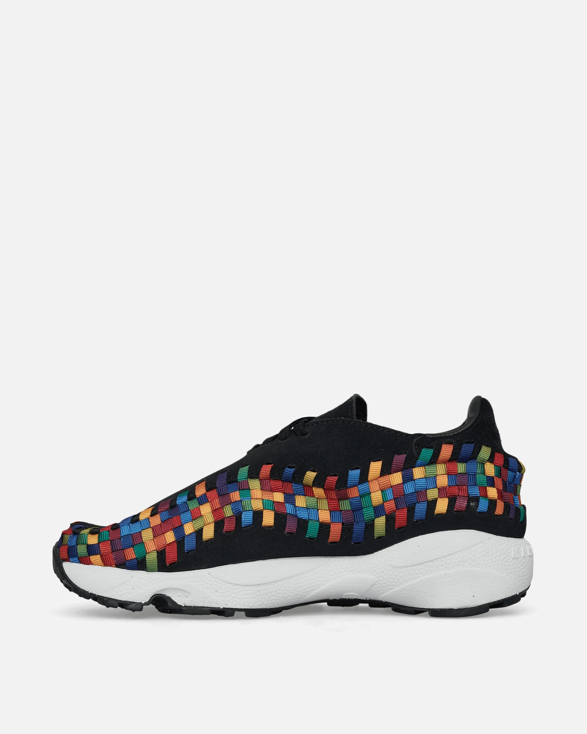 Minimal Stitch Bold piece Women's Air Footscape Woven Sneakers Black / Multicolor