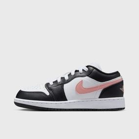Performance Fit Design Jordan 1 Low GS White / Rust Pink - Black