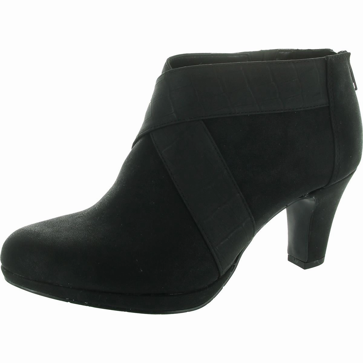 Flexible structure SPICE Womens Laceless Faux Leather Shooties