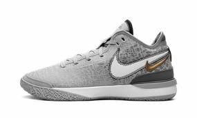 Fit Stability Mesh Elite Support Zoom LeBron NXXT Gen "Wolf Grey Metallic Gold"