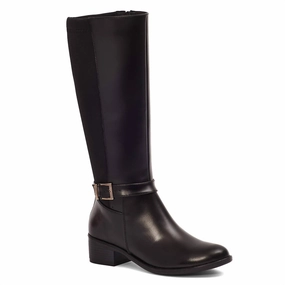 Women's Tall Riding Boots In Black Comfortable ankle support