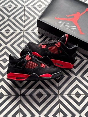 Anti   Fatigue TPR Outsole Jordan 4 Red Thunder (Taille 42,5)