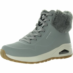 Uno Rugged Womens Lace-Up Faux Fur Winter & Snow Boots Free Spirit