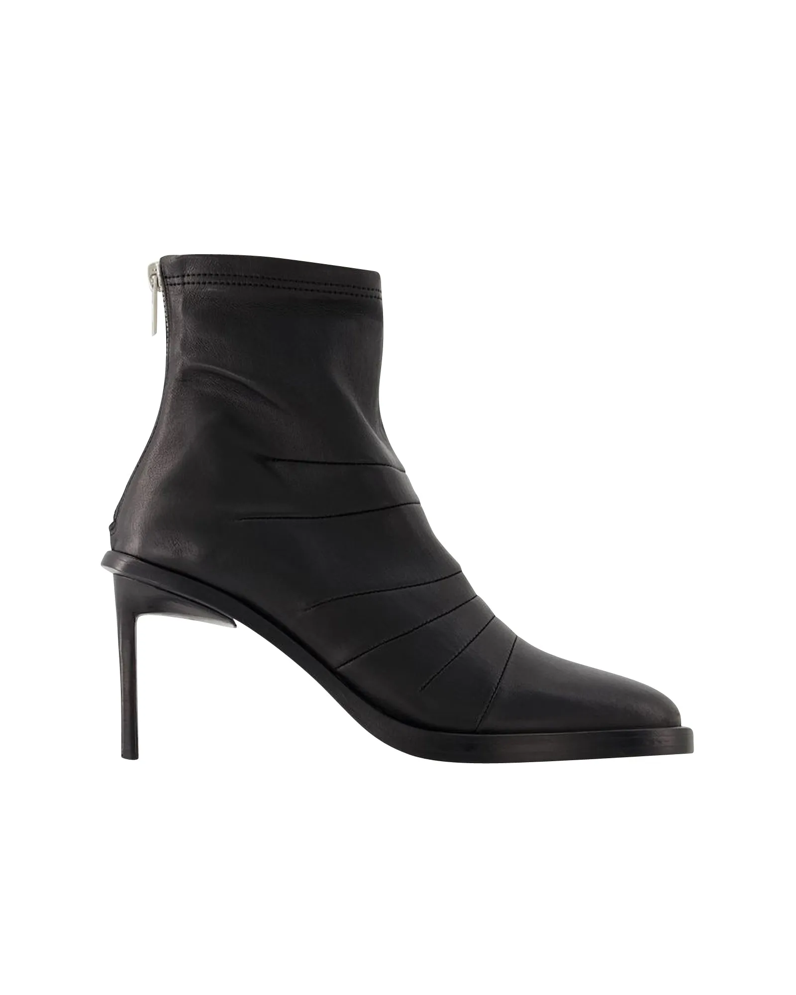Hedy Ankle Boots - Ann Demeulemeester - Leather - Black Storm Wear
