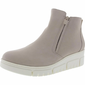 Rugged Built Hiking Trails Uptown Sur Womens Laceless Leather Ankle Boots