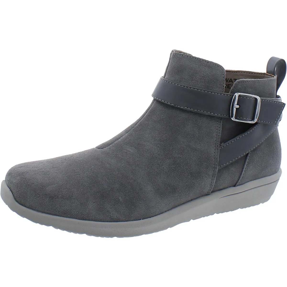 Breathable Comfort Seeker Romy Womens Suede Round Toe Ankle Boots