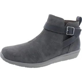 Breathable Comfort Seeker Romy Womens Suede Round Toe Ankle Boots