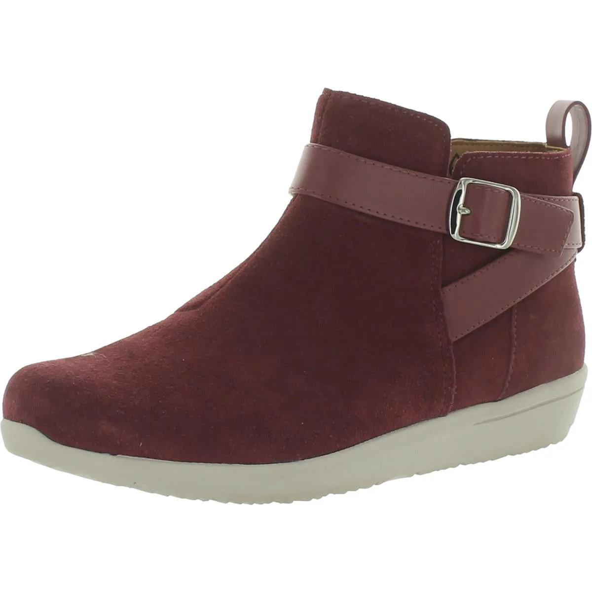 Construction Ready Romy Womens Suede Round Toe Ankle Boots