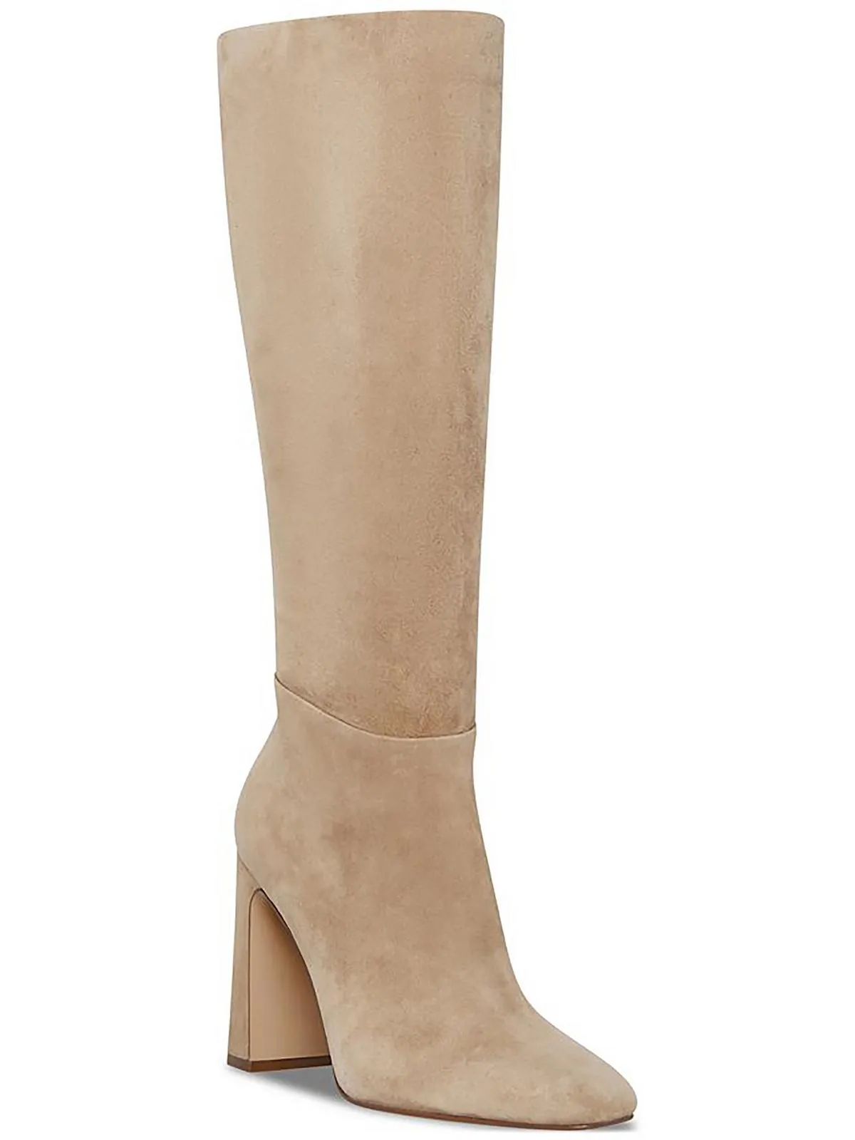 Construction Fit Mid Rise Ally  Womens Leather Knee-High Boots