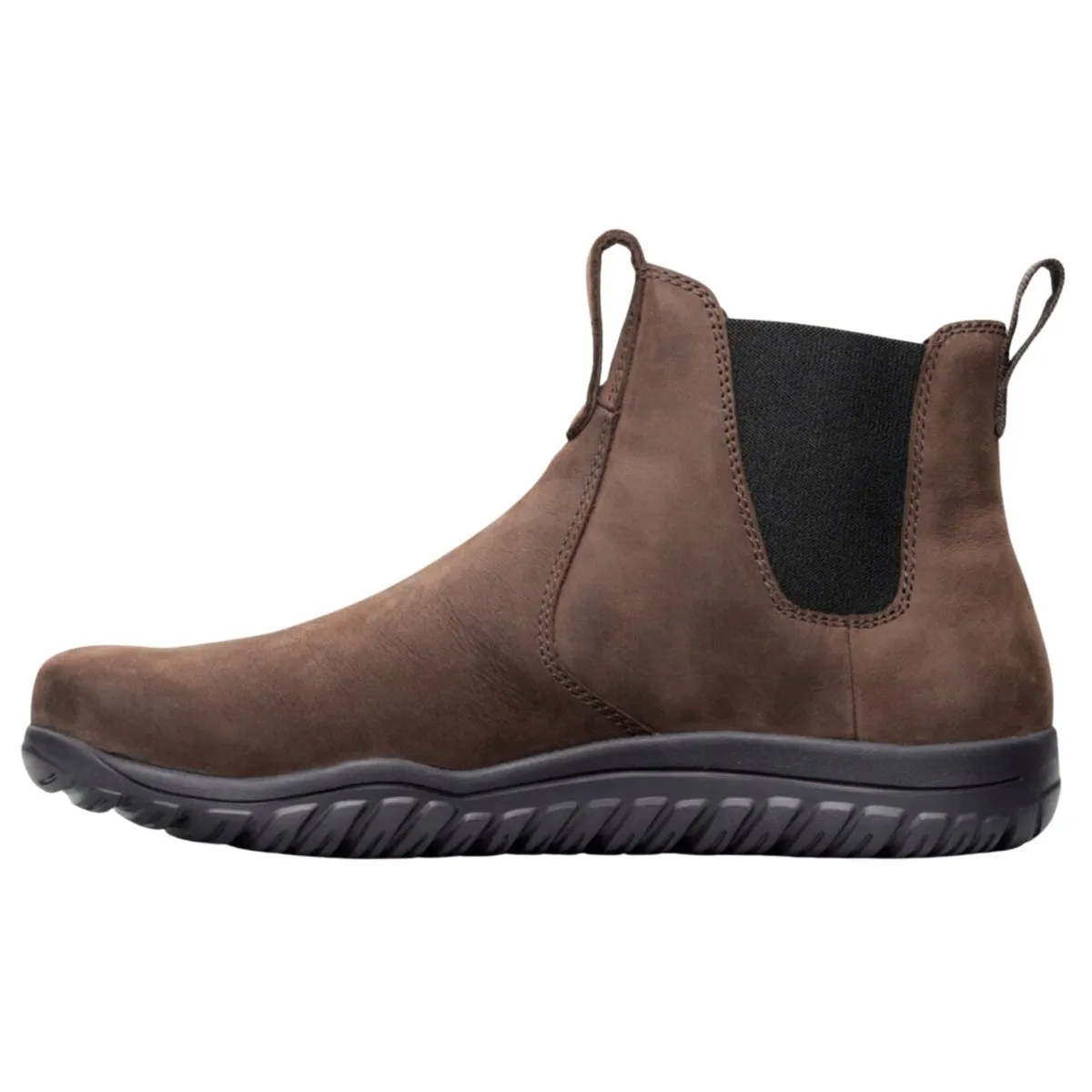 Durable Grip Padded Interior Backcountry Camper Lems Men's Chelsea Boot Espresso Leather Waterproof