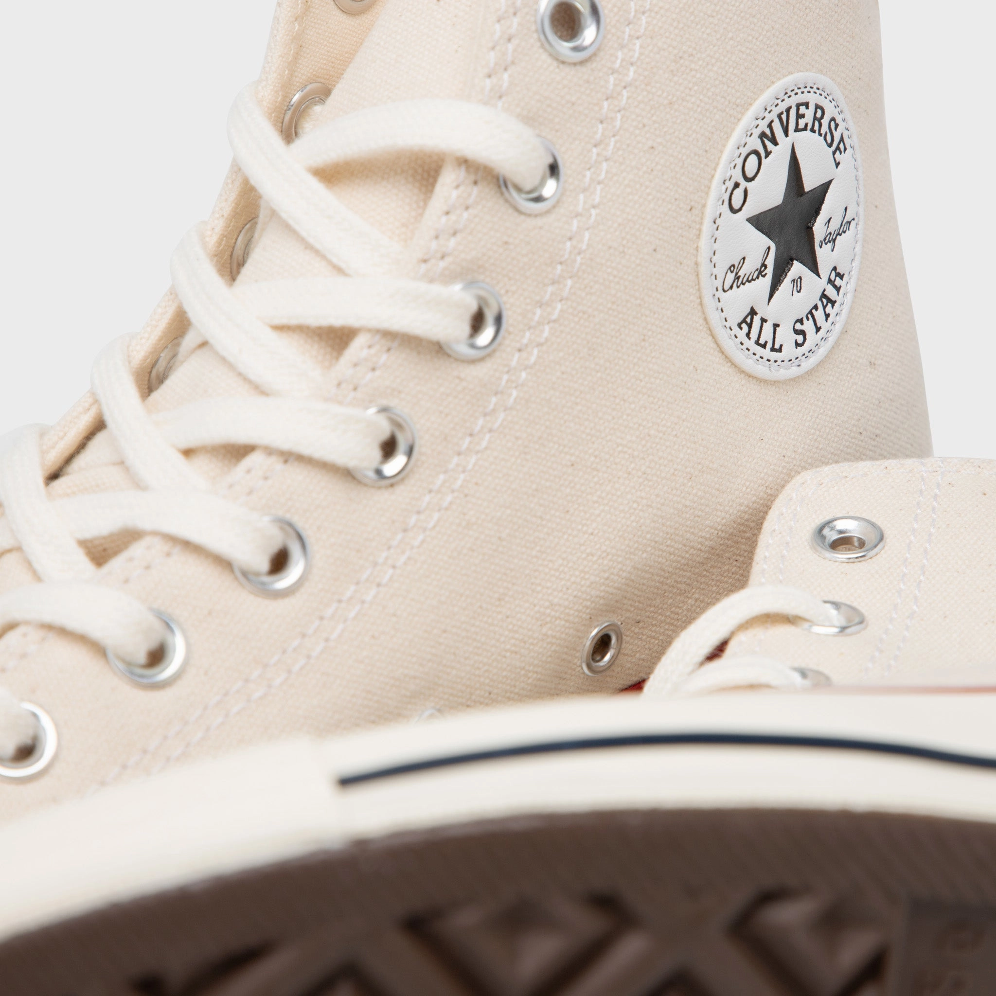 Converse Chuck 70 Hi / Parchment Cat Stroll Zipper Closure