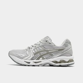 bike ride ASICS Women's Gel-Kayano 14 Cloud Grey / Clay Grey