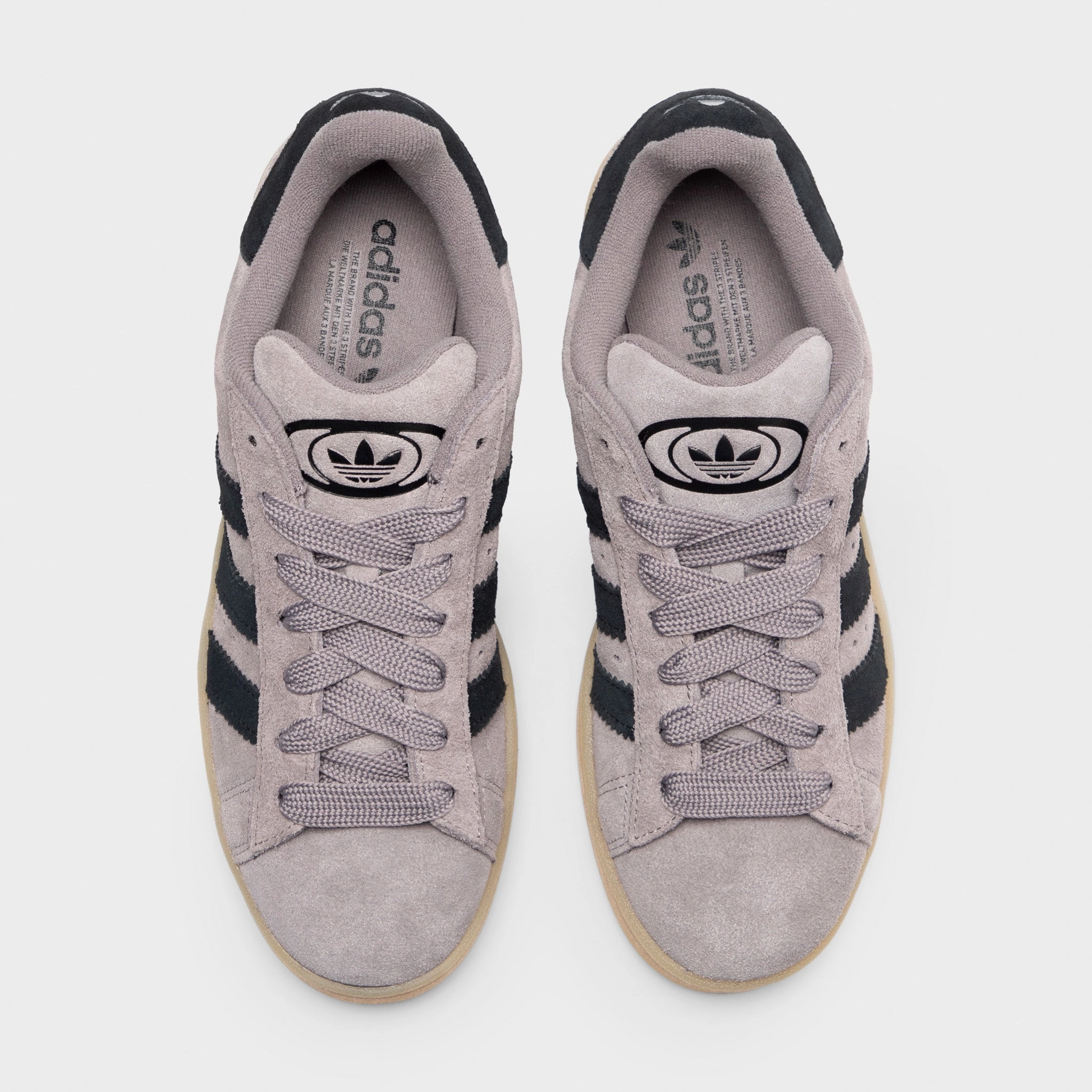 adidas 00s Grey / Black - Gum Indoor Wear Stable Step