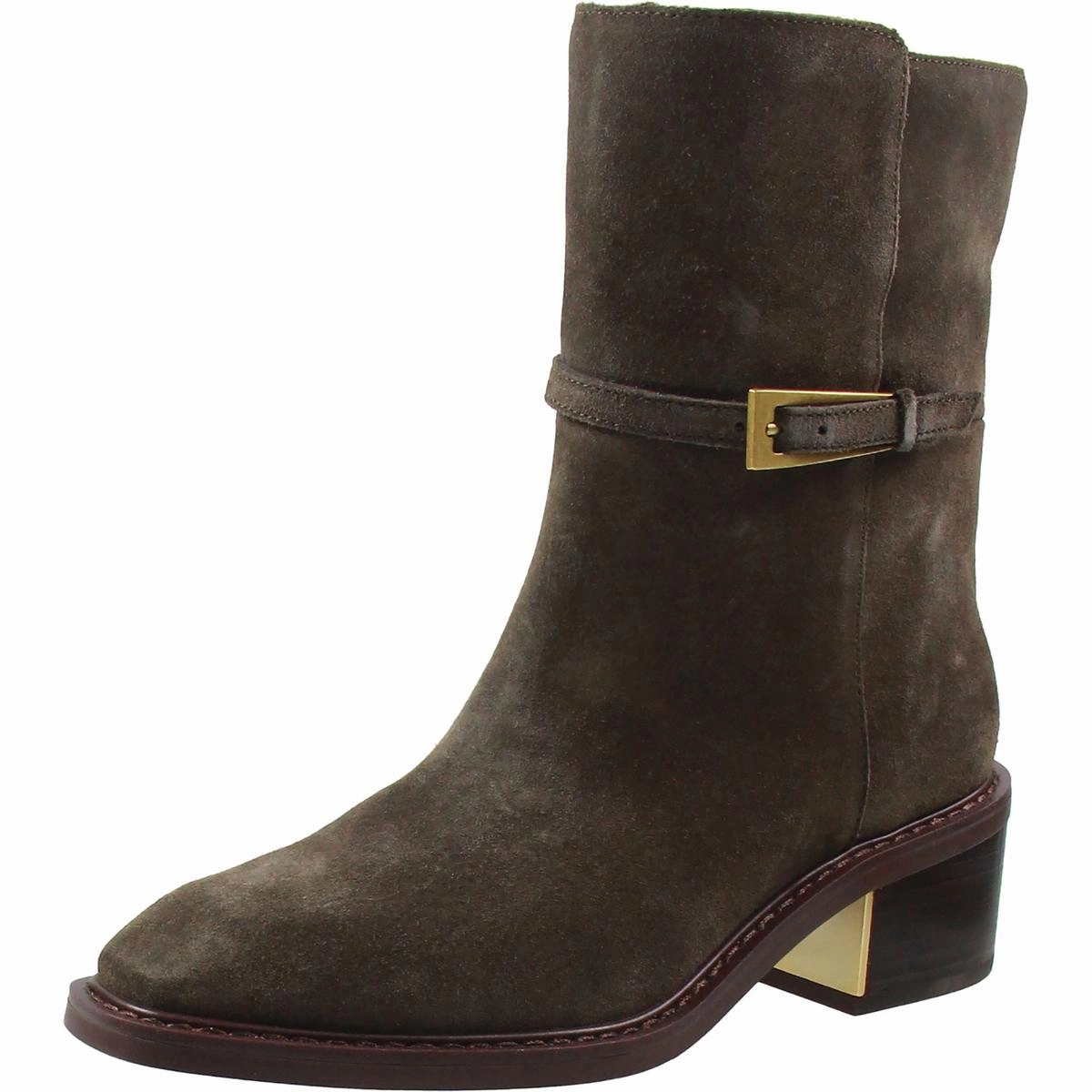 Wide toe box Soft Material Gali Womens Buckle Leather Booties