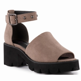 United Studs Womens Buckle Faux Suede Shooties Calm Flow