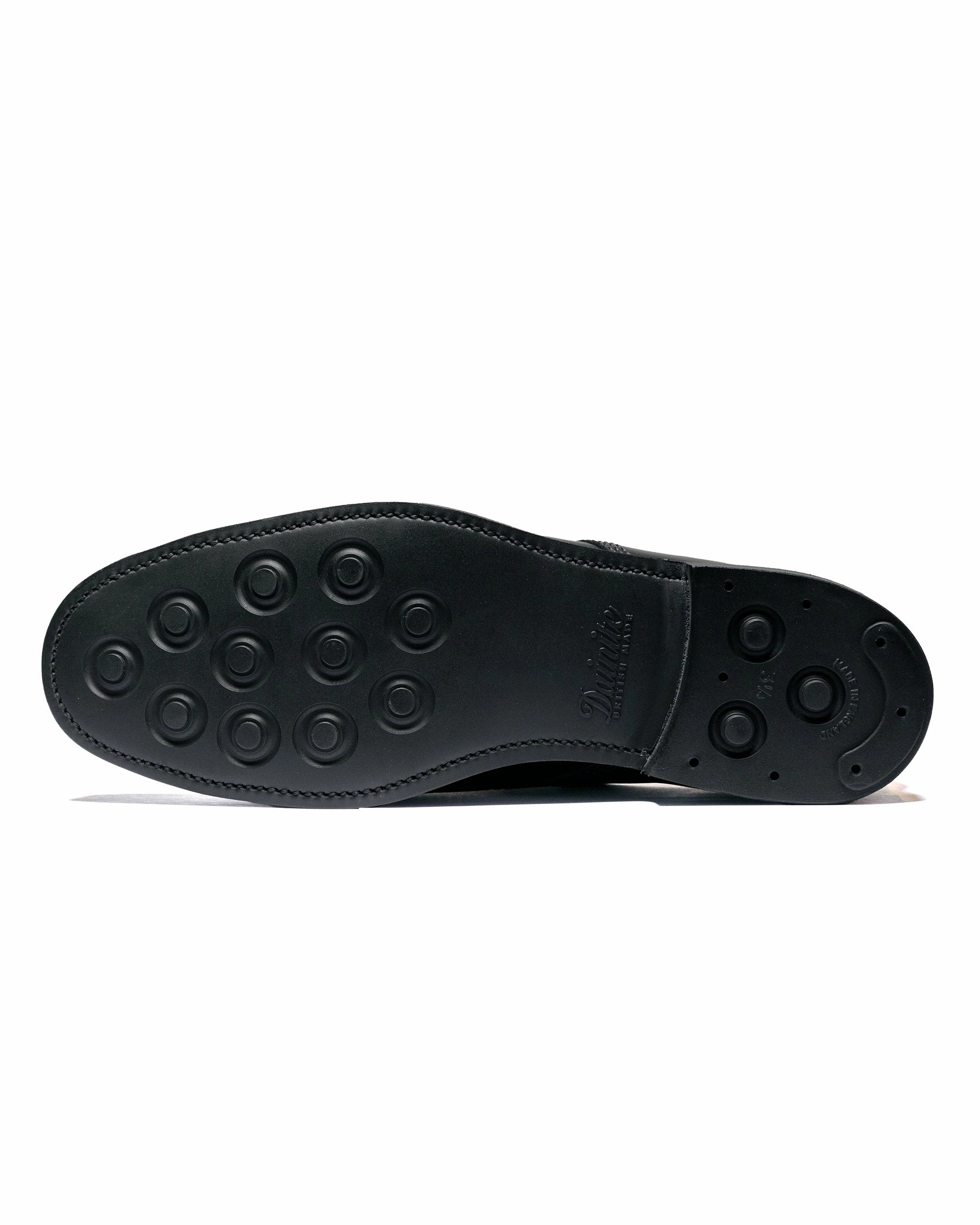 Track Run Sanders 1128B Military Derby Shoe Black