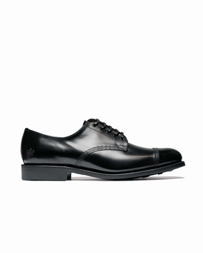 Sanders 1128B Military Derby Shoe Black Foot Support Pool Time