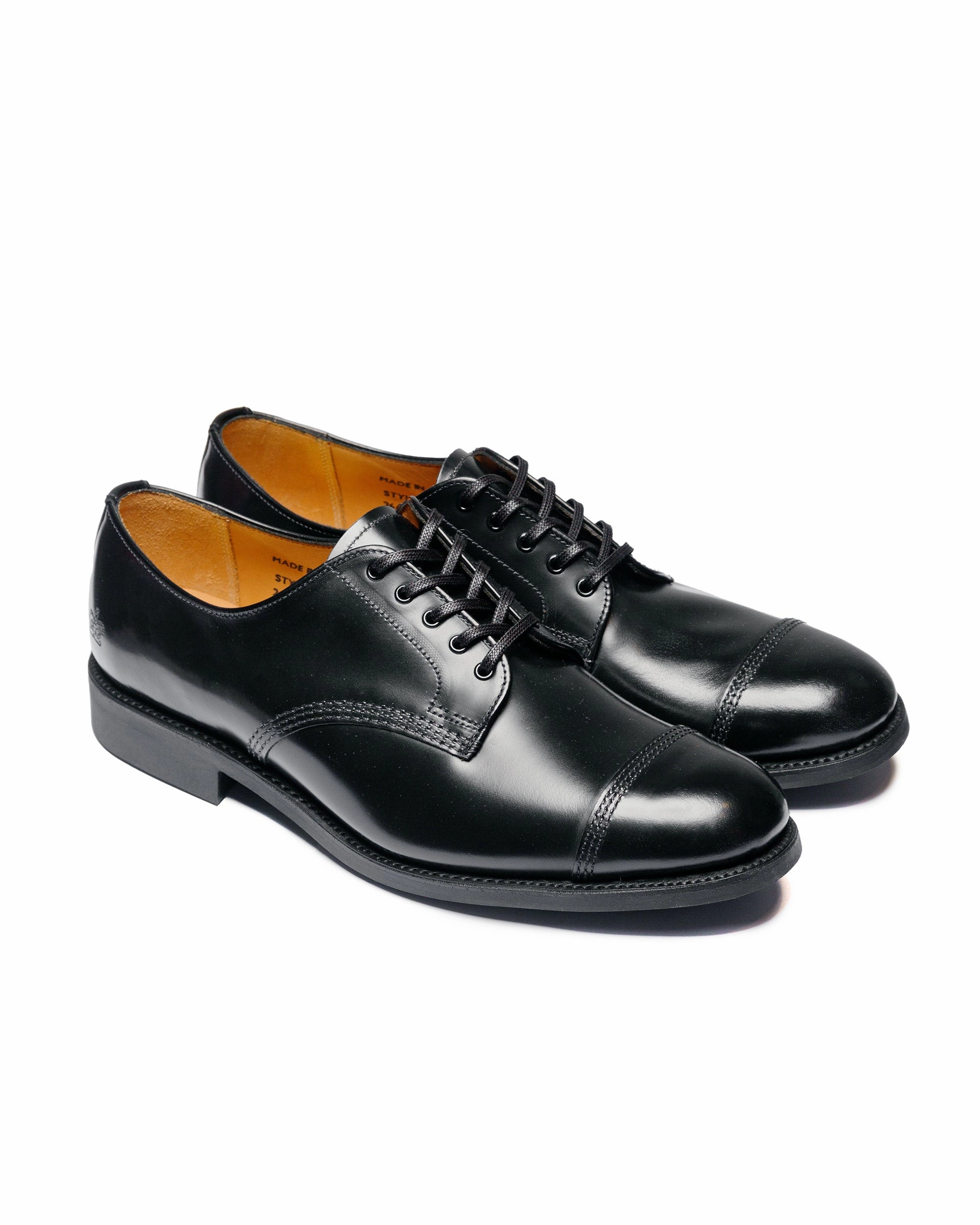 All Weather Everyday Users Sanders 1128B Military Derby Shoe Black