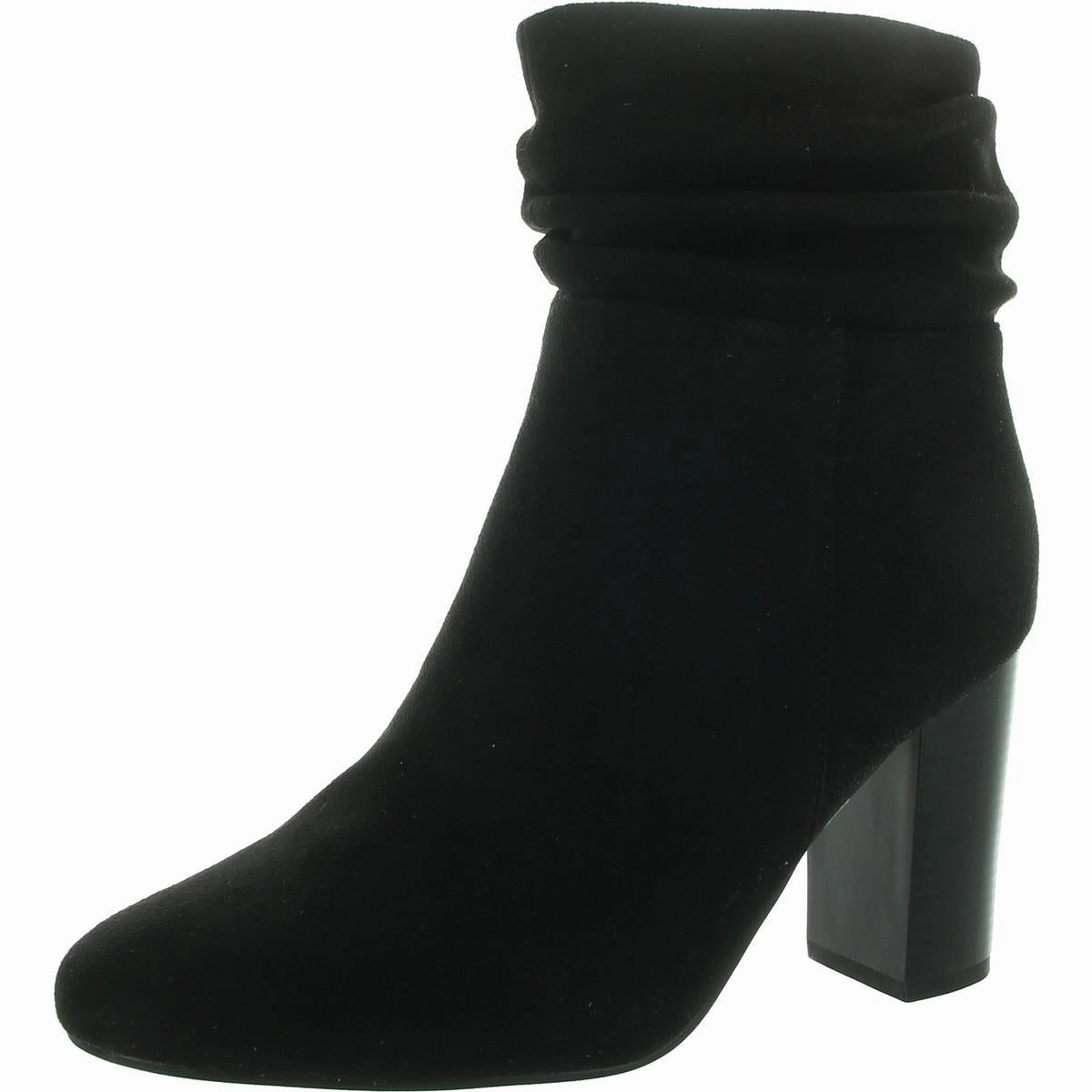 Breathable Weather Resistant User Comfort Tongue Womens Slouchy Faux Suede Booties