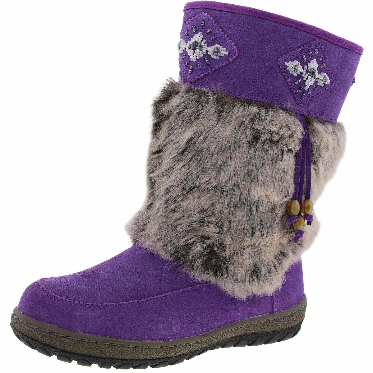 Nita Womens Waterproof Suede Winter & Snow Boots Eco Material Rainy Days