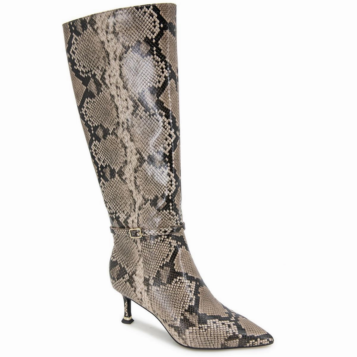 Utah Womens Zipper Leather Knee-High Boots Insulated Outdoor Trek