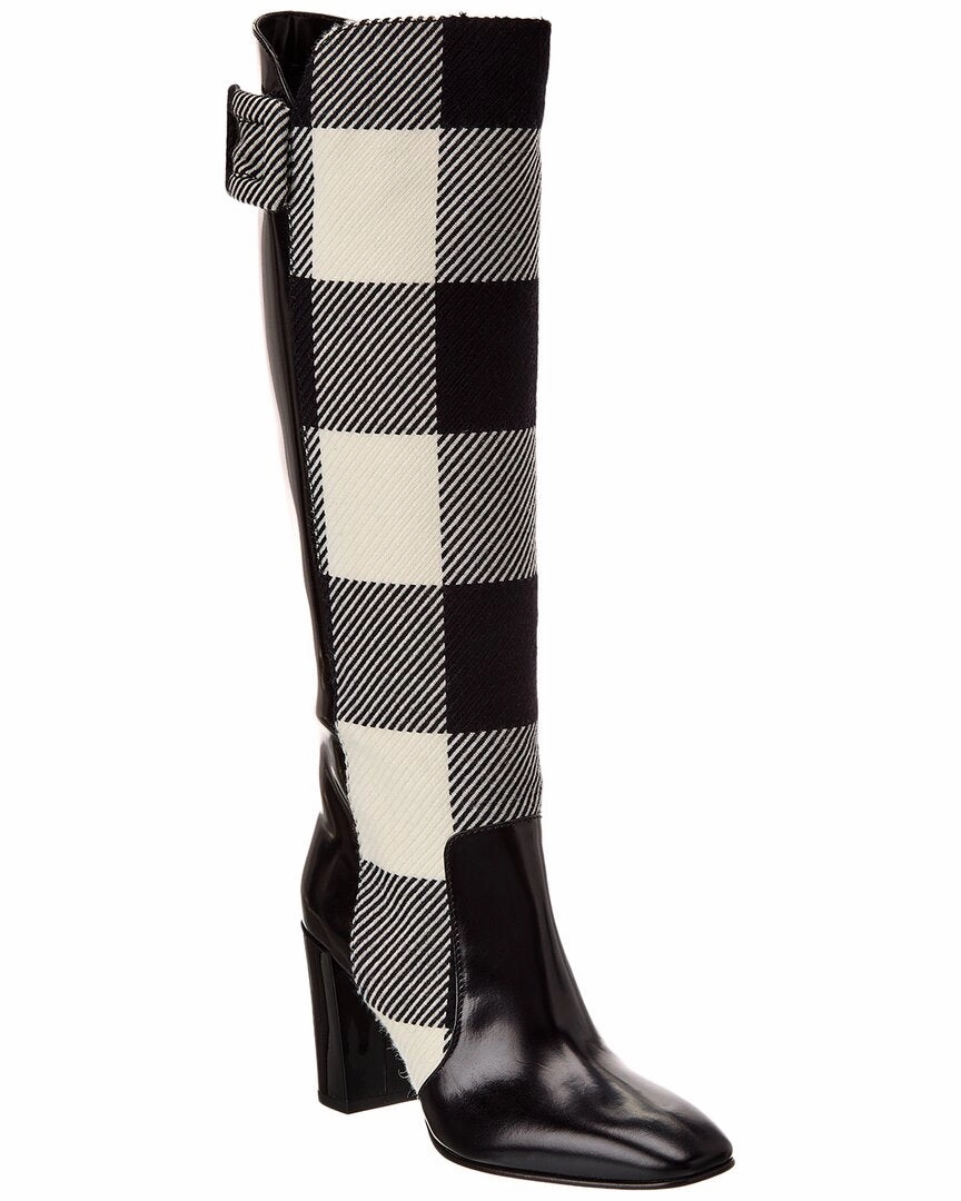 Roger Vivier Leather Knee-High Boot anti static