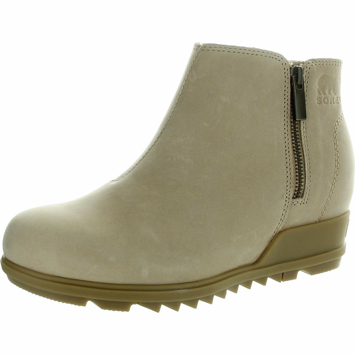 Womens Zipper Ankle Boots Waterproof Work Commute Rugged Built Morning Walk