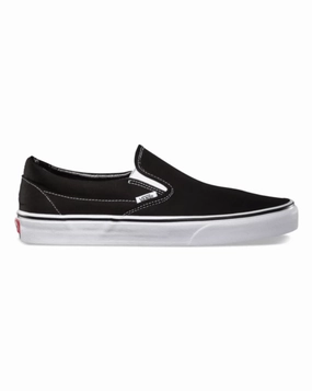 Vans Classic Slip On - Black / White walking shoes Walking Comfort