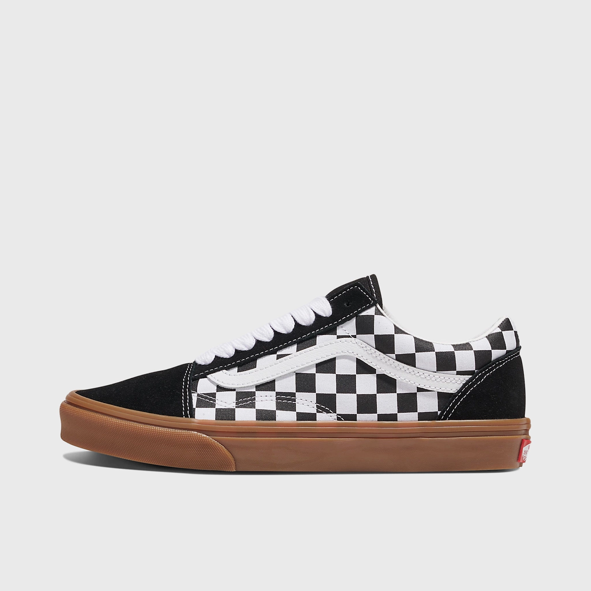 Slip Free Vans Old Skool Checker Black / White - Gum