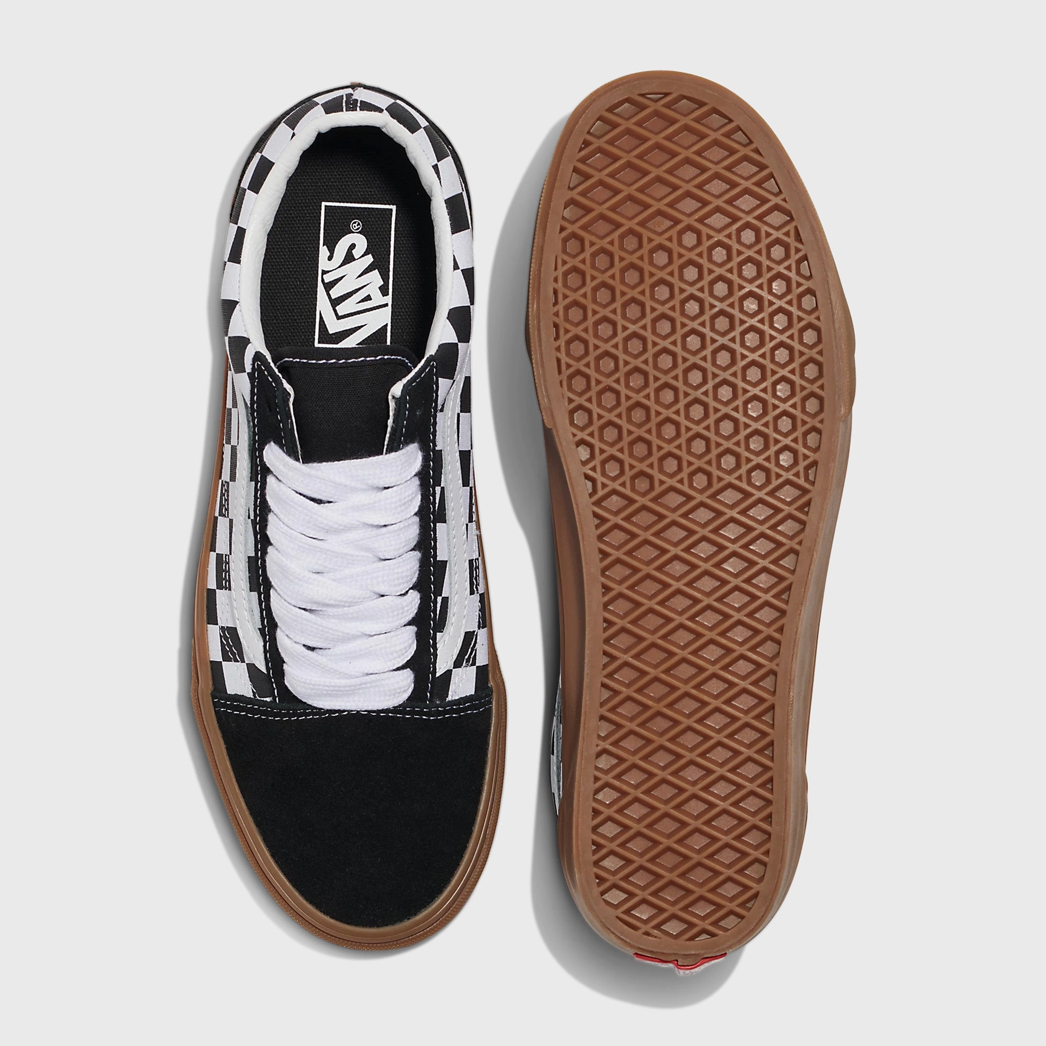 Outdoor Leisure Vans Old Skool Checker Black / White - Gum