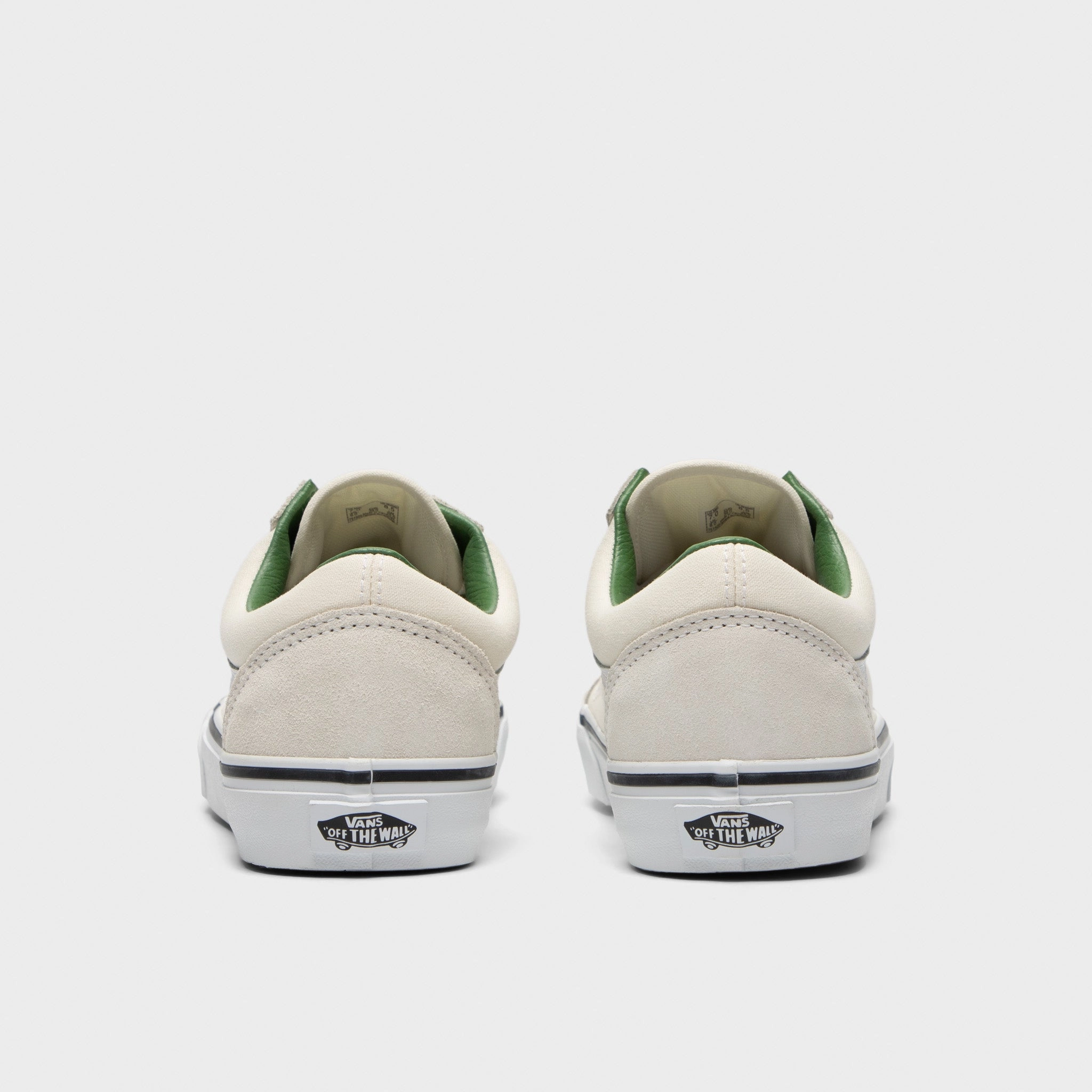 Vans Old Skool Marshmallow / Green Charms Lime Fresh Walk Style