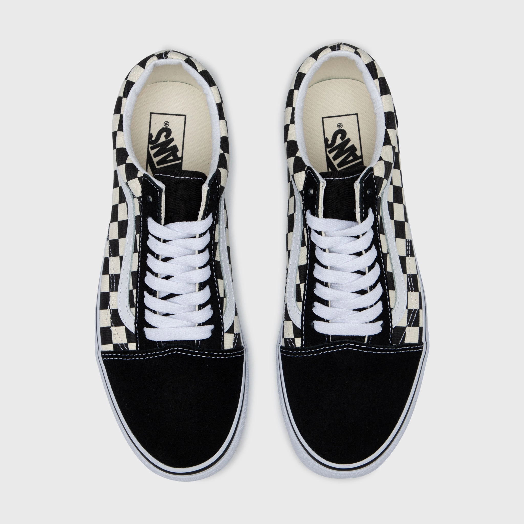 Shoe Game Cool Walk Vans Old Skool Primary Check / Black - White
