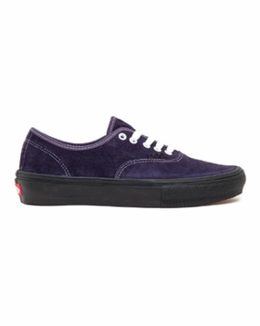 Vans Skate Authentic - ( Pig Suede ) Dark Purple Ankle Collaboration Arch Support Construction