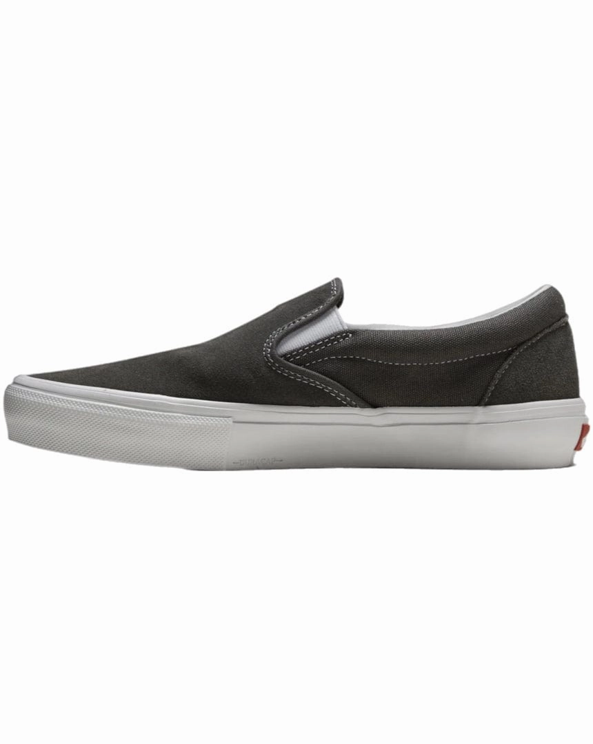 Vans Skate Slip On - Pewter / True White Iconic look