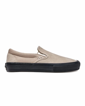 Vans Skate Slip On - Tan / Black Shock Diffusing Platform