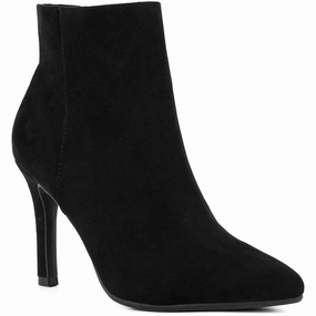 soft fit Vecna Womens Zipper Faux Leather Booties