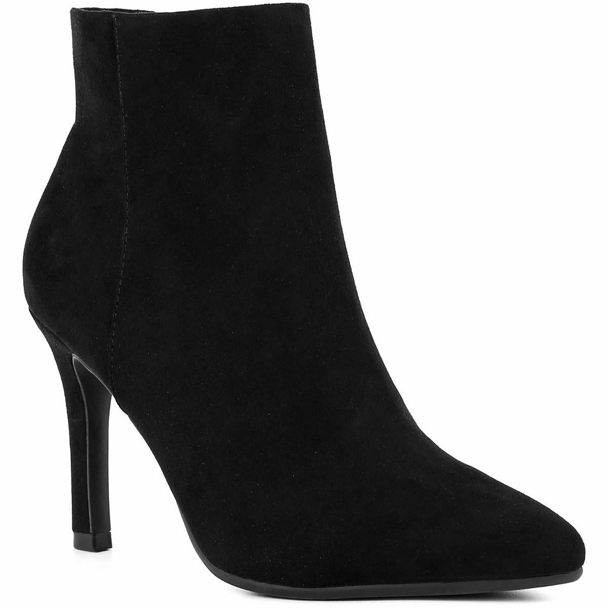 soft fit Vecna Womens Zipper Faux Leather Booties
