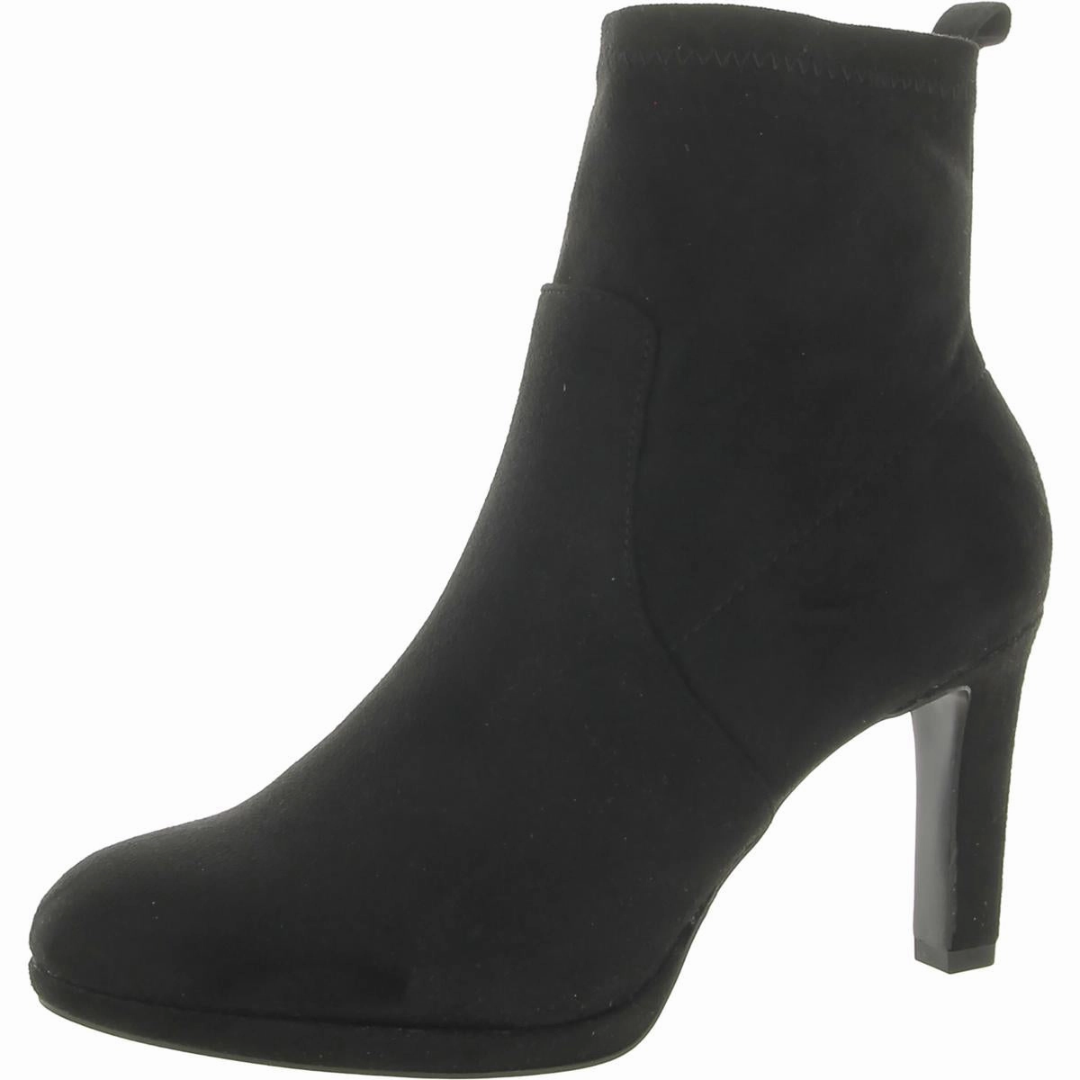 Jersey Womens Round Toe Pull On Ankle Boots Mud Defense