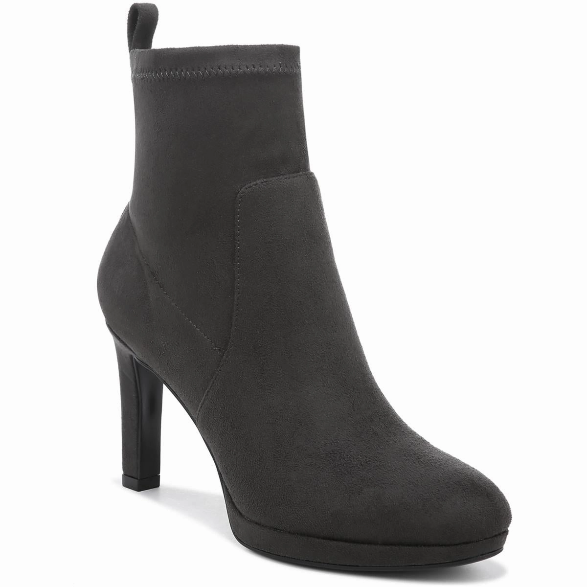 Jersey Womens Round Toe Pull On Ankle Boots Warehouse Work