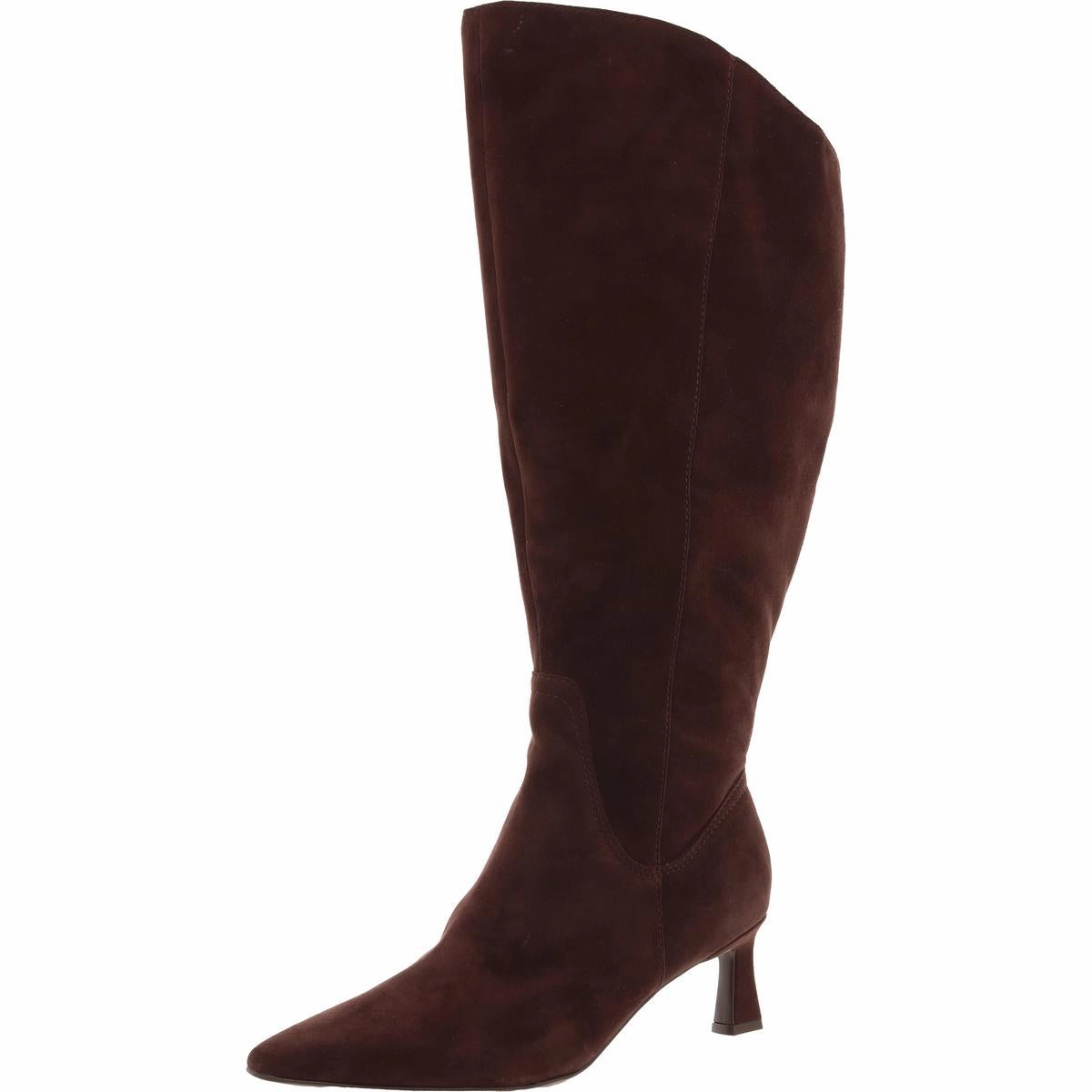 Rain Safe Kid Fun Deesha Womens Solid Leather Knee-High Boots