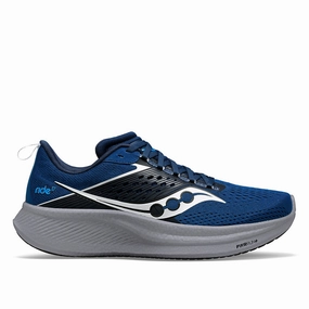 Saucony Men's Ride 17 Running Shoes cushioned - footbed shoes