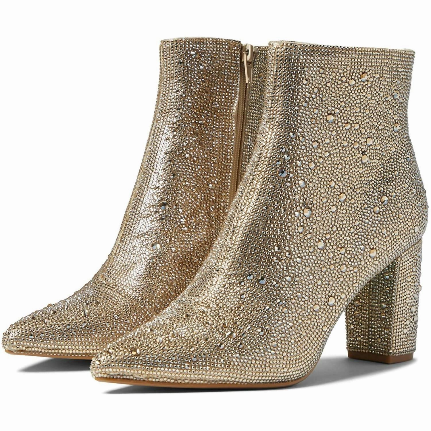 Insulated Cold Weather Commuter Multi-Season Wear Women's Cady Heeled Boots In Light Gold