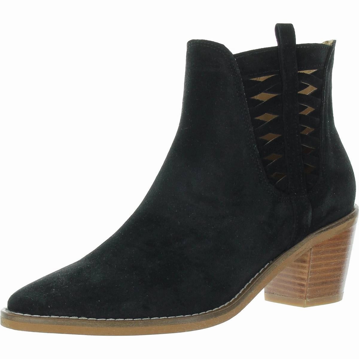Craft Collector Veronika Womens Cut-Out Suede Ankle Boots