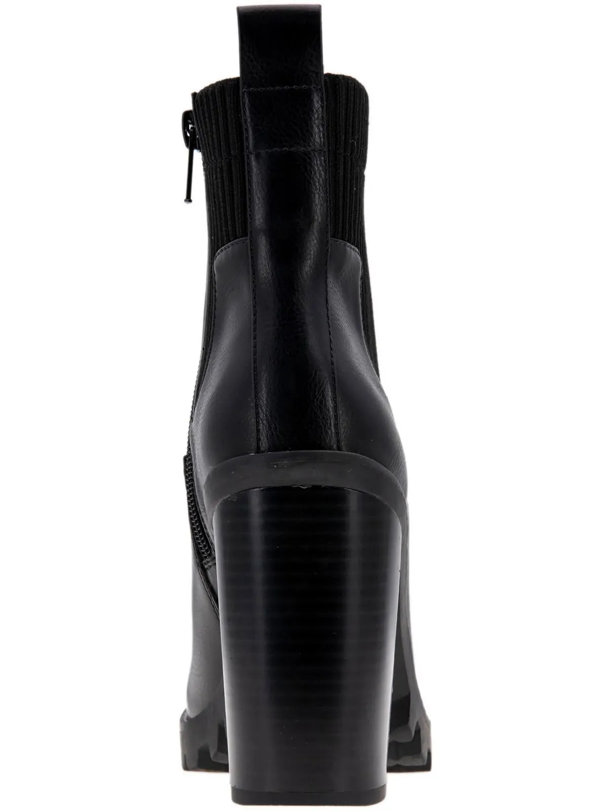 Trail Ready Sand Shade Prali Womens Faux Leather Lugged Sole Chelsea Boots
