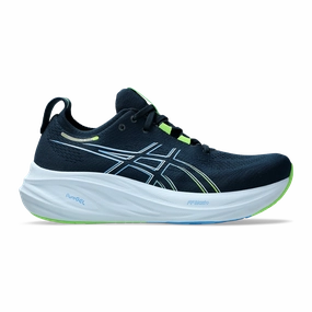 foot - friendly shoes Asics Gel Nimbus 26 - French Blue - Electric Lime