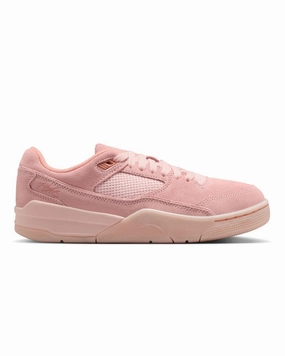 Rocker sole geometry Slip Resistant Compound Women's Jordan Flight Court - Atmosphere / Lt Madder Root