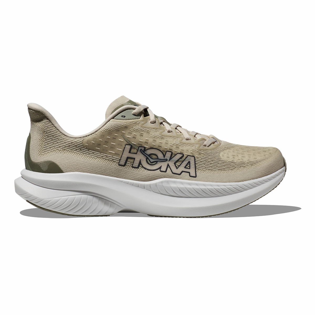 Hoka Mach 6 - Oat Milk - Barley running in international races shoes